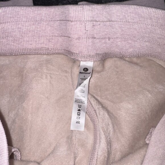 Women's 90 Degree By Reflex Joggers Petal Pink Brushed Knit Joggers NEW - Picture 8 of 9